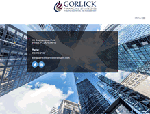 Tablet Screenshot of gorlickfinancialstrategies.com